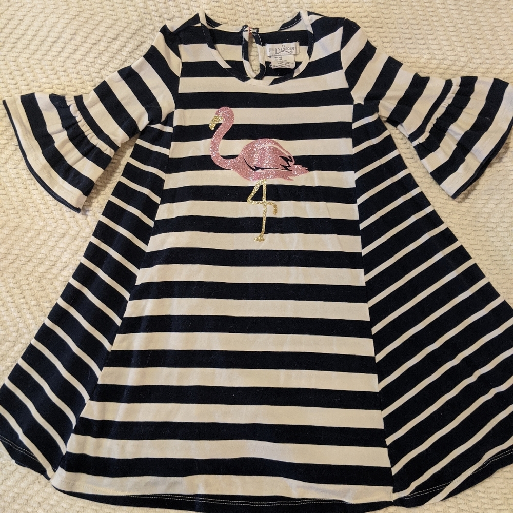 Girl's Flamingo Dress